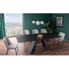 Stół Salvadore Ceramic Sahara Noir / czarny mat - Signal