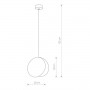 LAMPA WISZĄCA ZWIS  WHEEL - NOWODVORSKI