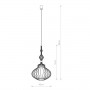 LAMPA WISZĄCA ABI M - NOWODVORSKI 