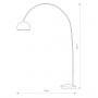 LAMPA PODŁOGOWA  COSMO S- NOWODVORSKI
