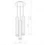 LAMPA WISZĄCA  POLY III -NOWODVORSKI