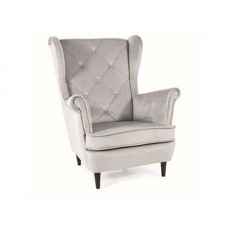 Fotel Lady Velvet (bordowy)- Signal
