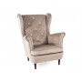 Fotel Lady Velvet (bordowy)- Signal