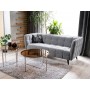 Sofa Castello 2 Velvet (jasny szary) - Signal