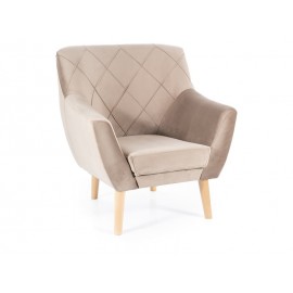 FOTEL KIER 1  VELVET - MEBLE SIGNAL