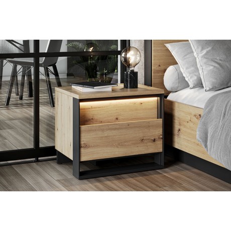 Stolik nocny QUANT QS-03 - Lenart Meble