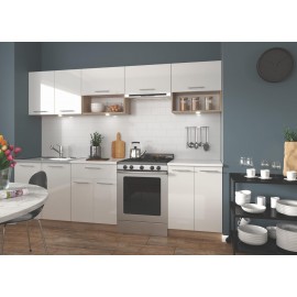 Zestaw kuchenny VIOLA 260 (biały/dąb sonoma)- Halmar