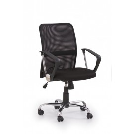Fotel Obrotowy Tony (czarny)- Halmar