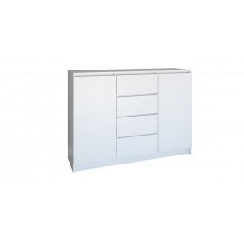 Komoda 120 4S (biały)- Furnitex