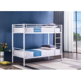 Łóżko piętrowe BND006 (biały)- Furnitex